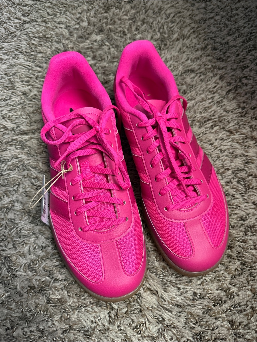 adidas Women's Bright Pink Athletic Sneakers